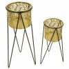 Support à plantes en métal Drak (Lot de 2)
