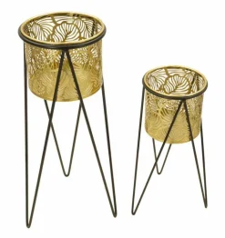 Support à plantes en métal Drak (Lot de 2)