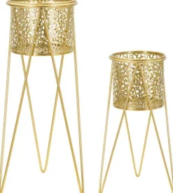 Support à plantes en métal Glod (Lot de 2)