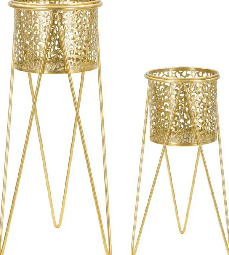 Support à plantes en métal Glod (Lot de 2)