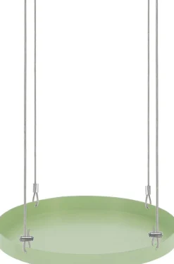 Support à plantes rond à suspendre vert (Diamètre de 24 cm)