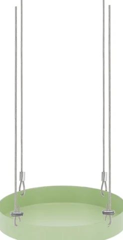 Support à plantes rond à suspendre vert (Diamètre de 14 cm)