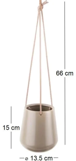 Support à plantes à suspendre Skittle medium (Gris)