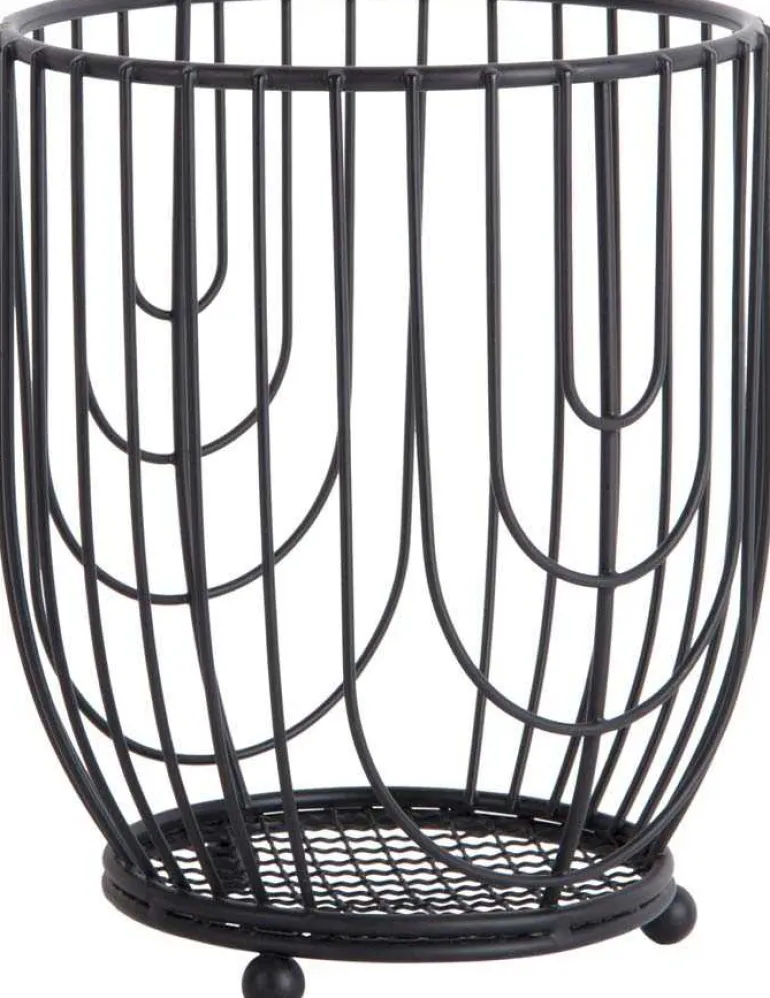 Support à ustensiles en métal Wired (Noir)