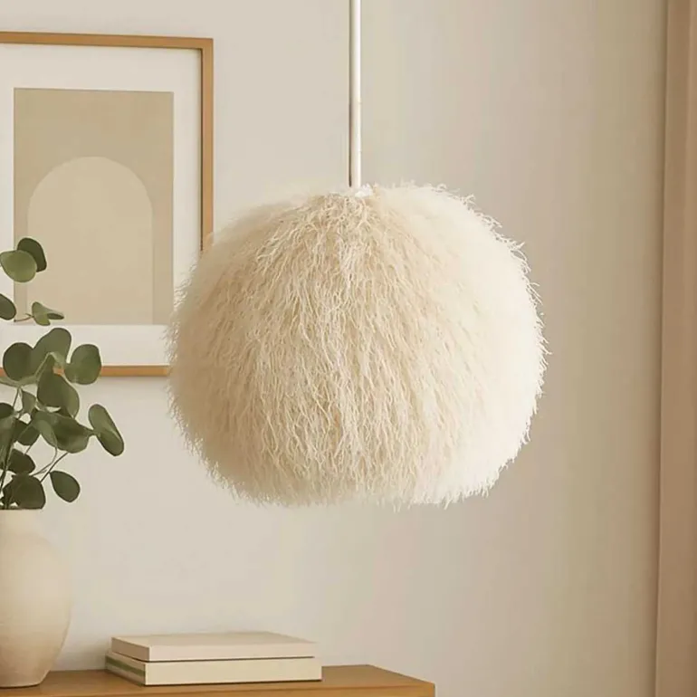 Suspension boule en jute Billie