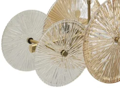 Suspension en métal et verre 100 x 23 x 94 cm Osaka