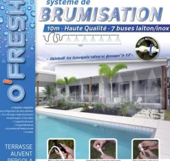 Système de brumisation haute qualité 10m