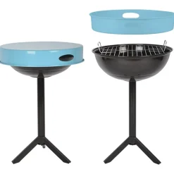 Table barbecue avec plateau amovible (Plateau bleu)