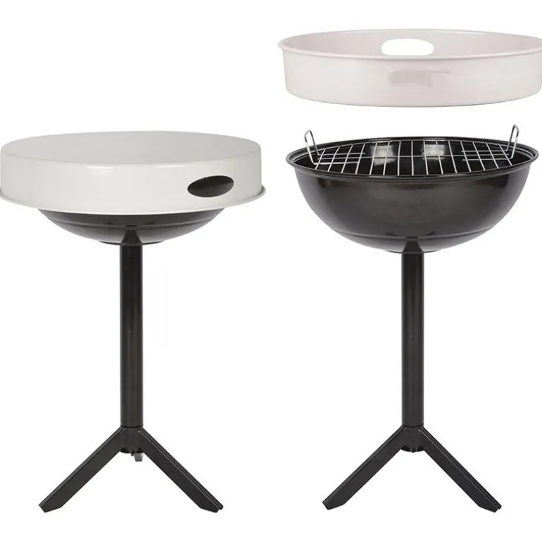 Table barbecue avec plateau amovible (Plateau blanc)