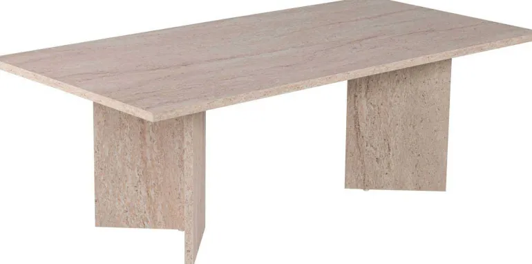 Table basse en aggloméré Sabin (Travertine)