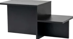 Table basse en aggloméré 80 x 40 x 40 cm Harmony (Noir)