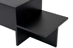 Table basse en aggloméré 80 x 40 x 40 cm Harmony (Noir)