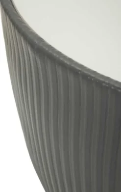 Table basse en métal et céramique Elge 46 x 45 cm