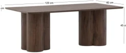 Table basse Olivia (Mocca)