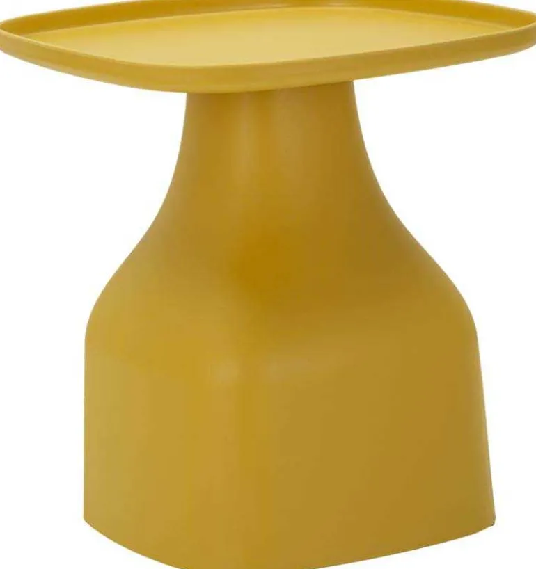 Table d'appoint en plastique Gea 48 x 48 x 50 cm (Jaune)