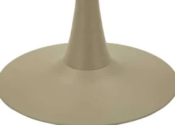 Table de bar en métal et MDF Alaska 60 x 106 cm (Crème)