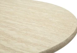 Table de bar en métal et MDF Alaska 60 x 106 cm (Vert et crème)