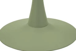 Table de bar en métal et MDF Alaska 60 x 106 cm (Vert et crème)
