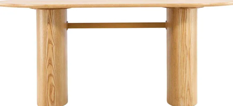 Table de repas ovale 140 x 90 cm Isolde