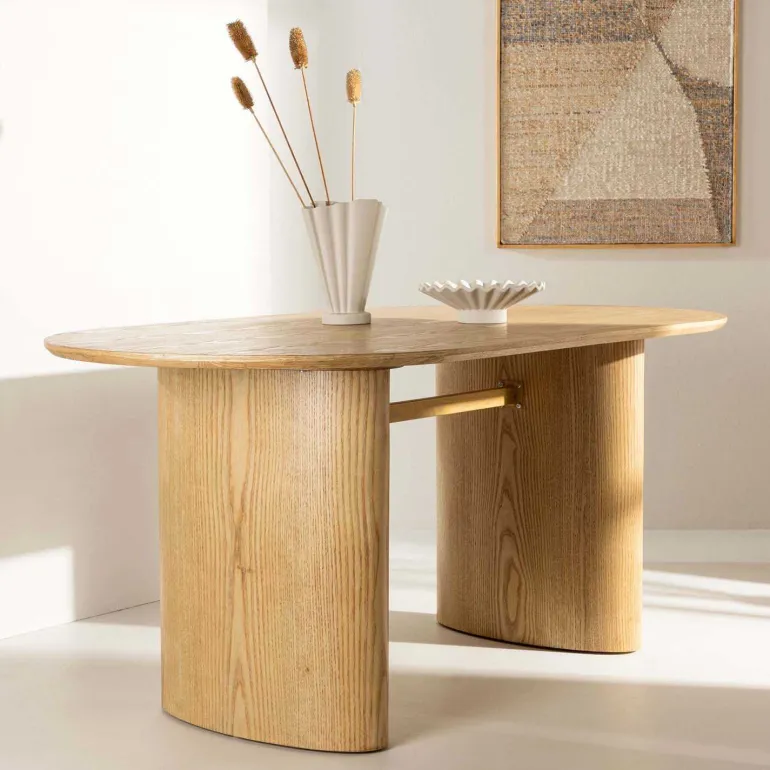 Table de repas ovale 140 x 90 cm Isolde