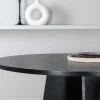 Table de repas ronde ⌀110 cm Bootcut (Noir)