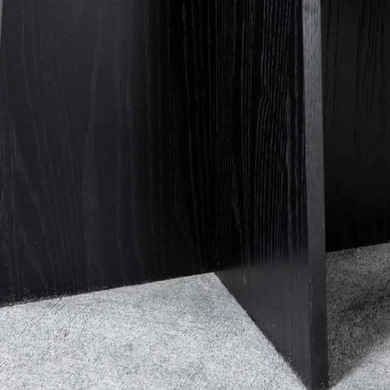 Table de repas ronde ⌀110 cm Bootcut (Noir)