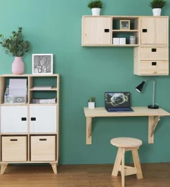 Table murale en pin massif Kit Line