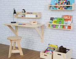 Table murale en pin massif Kit Line