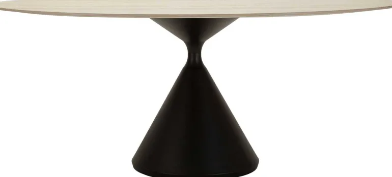 Table repas en métal et MDF Space 180 x 90 x 73 cm