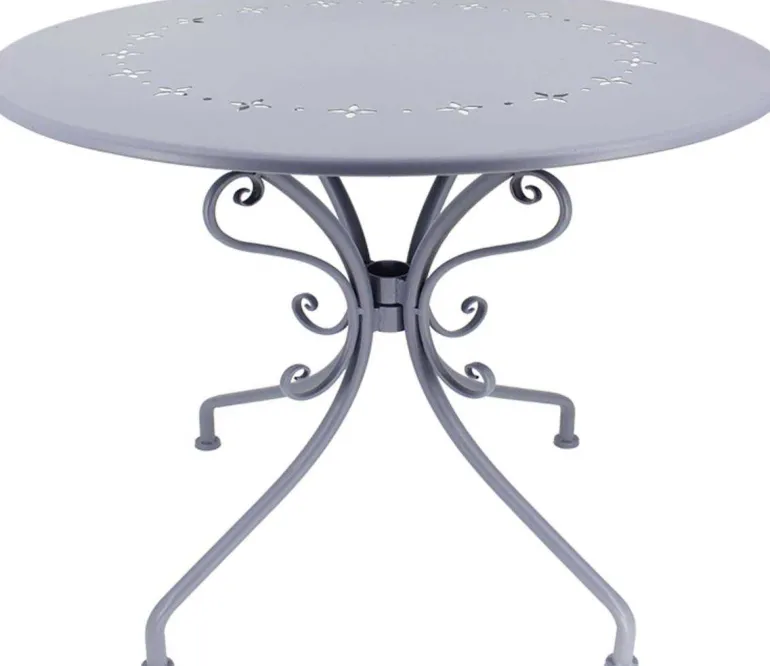 Table ronde en fer 70 cm Belle Époque
