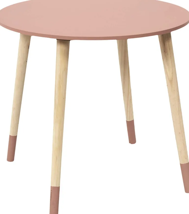 Tables gigognes bicolores Scandi (Lot de 2) (Rose)