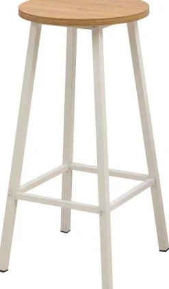 Tabouret de bar en aggloméré et métal Mola