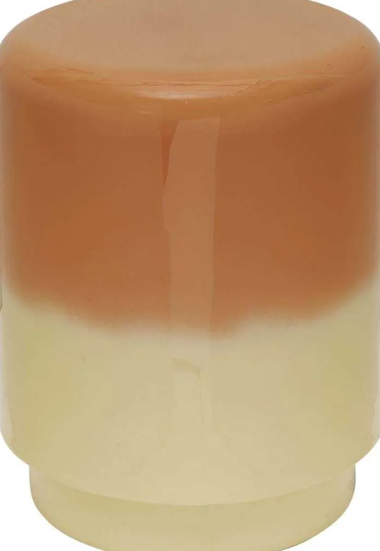 Tabouret en métal bicolore Borrar (Jaune)