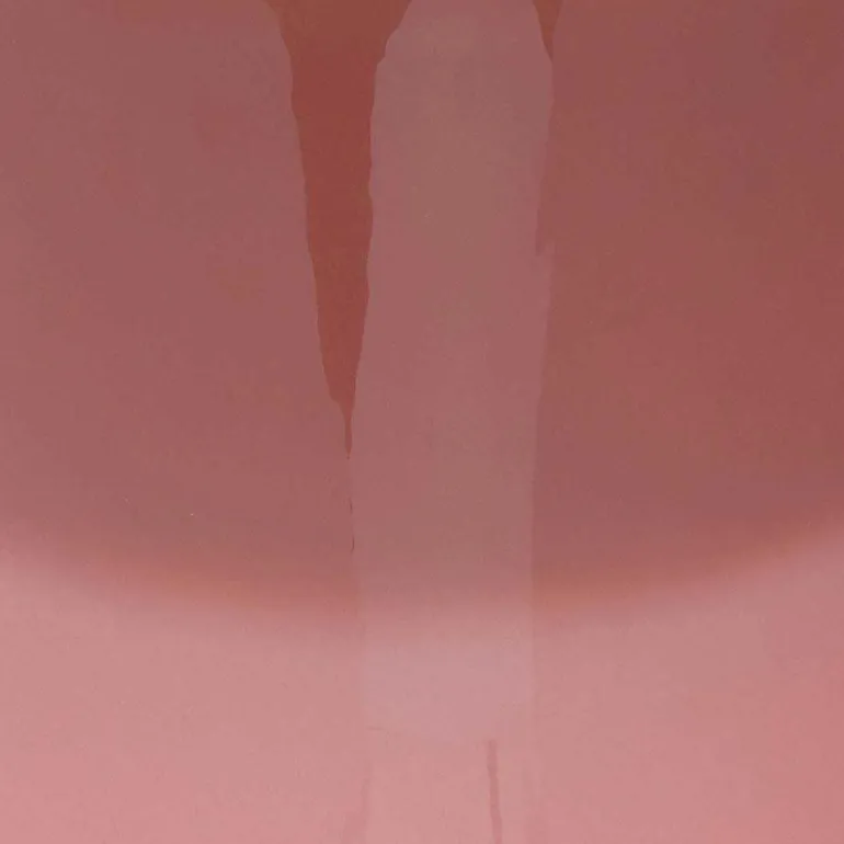Tabouret en métal bicolore Borrar (Rose)