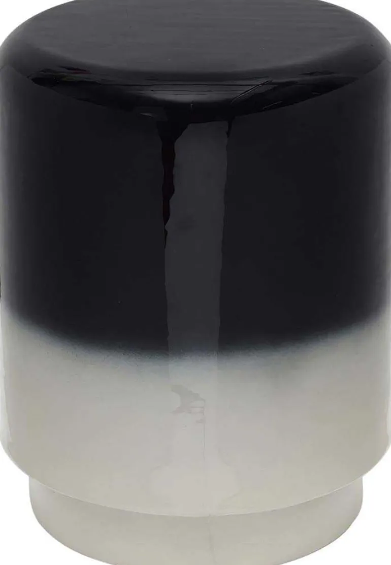 Tabouret en métal bicolore Borrar (Gris)