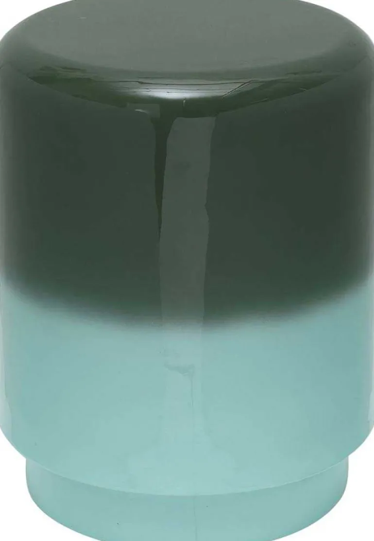 Tabouret en métal bicolore Borrar (Jade)