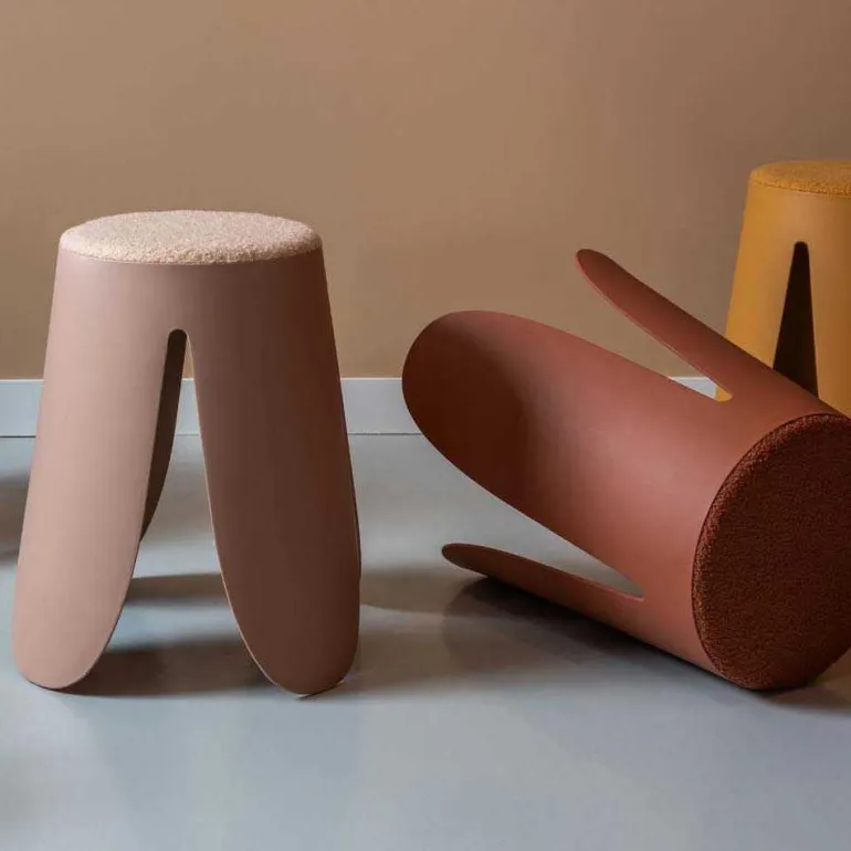 Tabouret en polypropylène Savor (Rose)