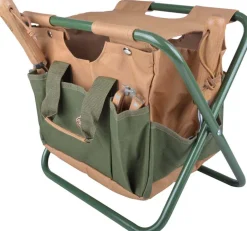 Tabouret sac range outils de jardinage