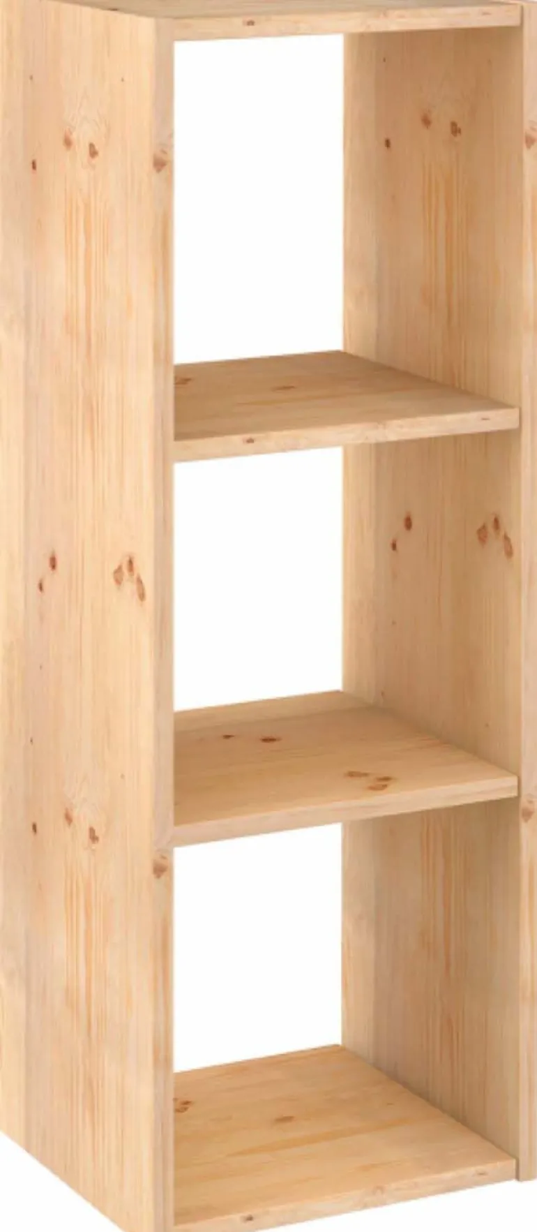 Étagère modulaire en pin massif Dinamic (3 tablettes)