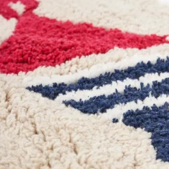 Tapis de bain en coton bouée 91 x 61 cm