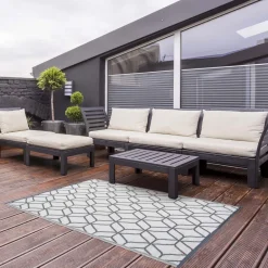 Tapis de jardin en polypropylène à motifs