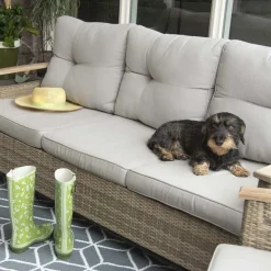 Tapis de jardin en polypropylène à motifs