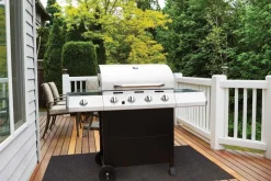 Tapis de protection barbecue en caoutchouc recyclé (150x90 cm)