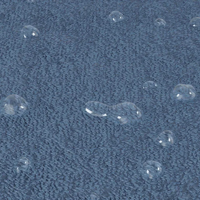 Tapis de séchage vaisselle pliable Udry (Bleu ardoise)