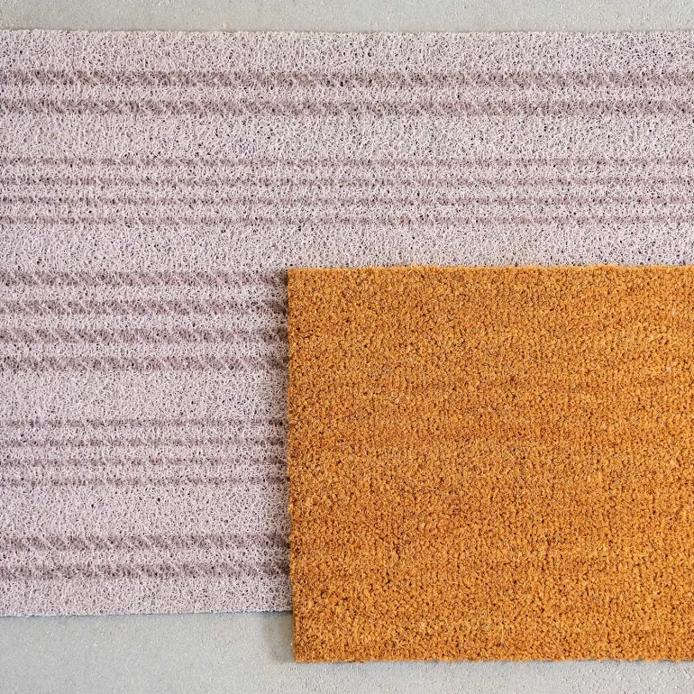 Tapis dessous de paillasson à motifs (Rayures horizontales)
