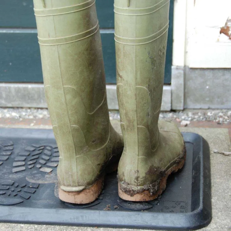 Tapis en caoutchouc dépose chaussures