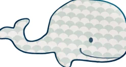 Tapis en coton forme de baleine 120 cm
