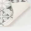 Tapis en vinyle effet mosaique vert (90 x 60 cm)