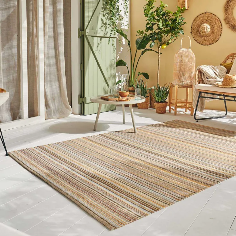 Tapis extérieur en polypropylène Spargi 1746 beige (150 x 220 cm)
