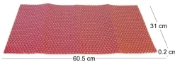 Tapis fraicheur pour frigo (Lot de 2) (Rouge)